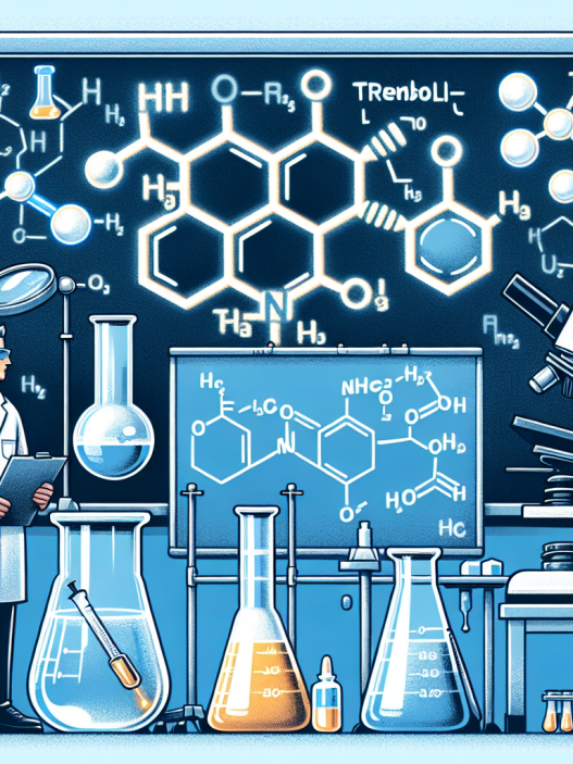 Anabolic properties study of trenbolone mix