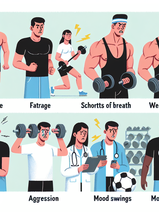 Side effects of testosterone enanthate in sports context