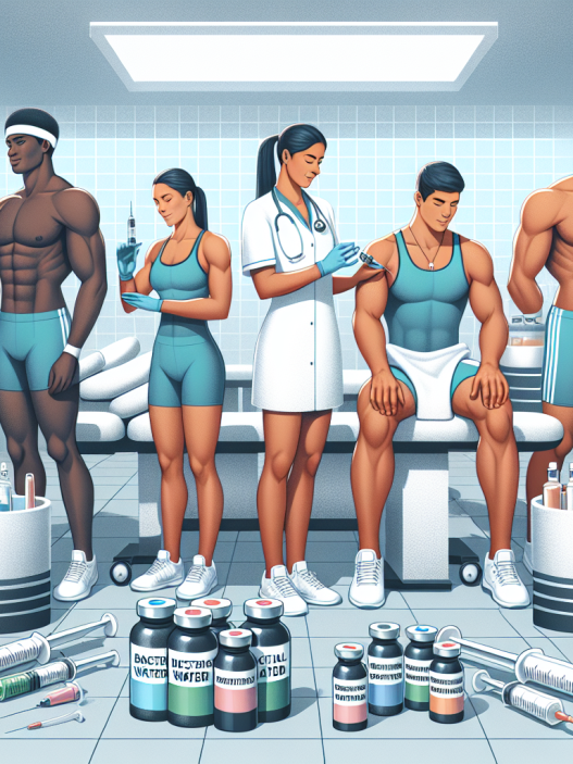 Optimizing athletes' health with bactericidal water injections