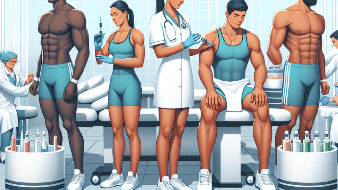 Optimizing athletes' health with bactericidal water injections