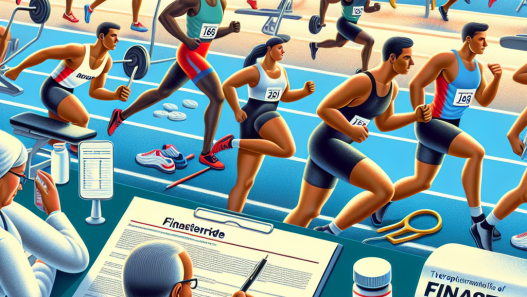 Therapeutic use of finasteride in high-level athletes