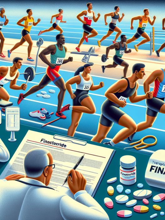Therapeutic use of finasteride in high-level athletes