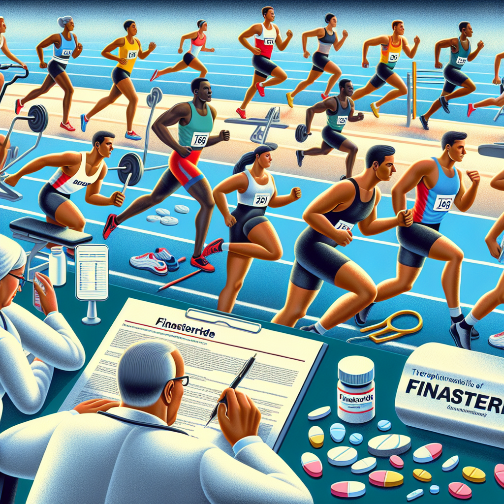 Therapeutic use of finasteride in high-level athletes