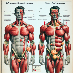Effects of gonadotropin on muscle hypertrophy