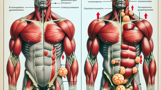 Effects of gonadotropin on muscle hypertrophy