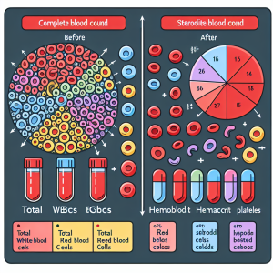 Complete blood count changes with mibolerone