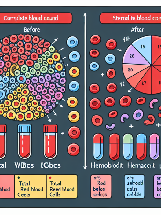Complete blood count changes with mibolerone
