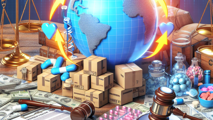 Import and export laws for halotestin