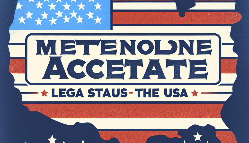 Legal status of acetato di metenolone in the usa