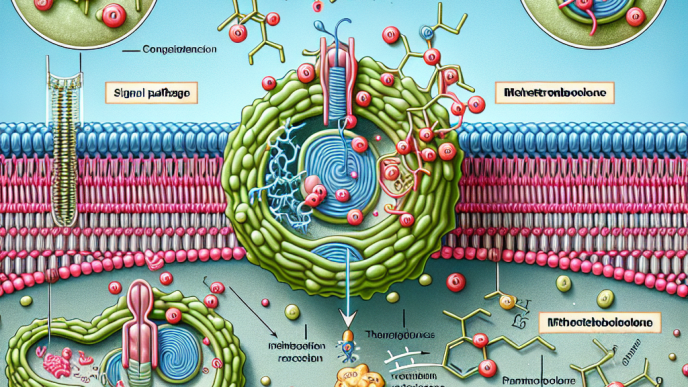 Pharmacodynamics of methyltrenbolone: receptor binding and signal pathways
