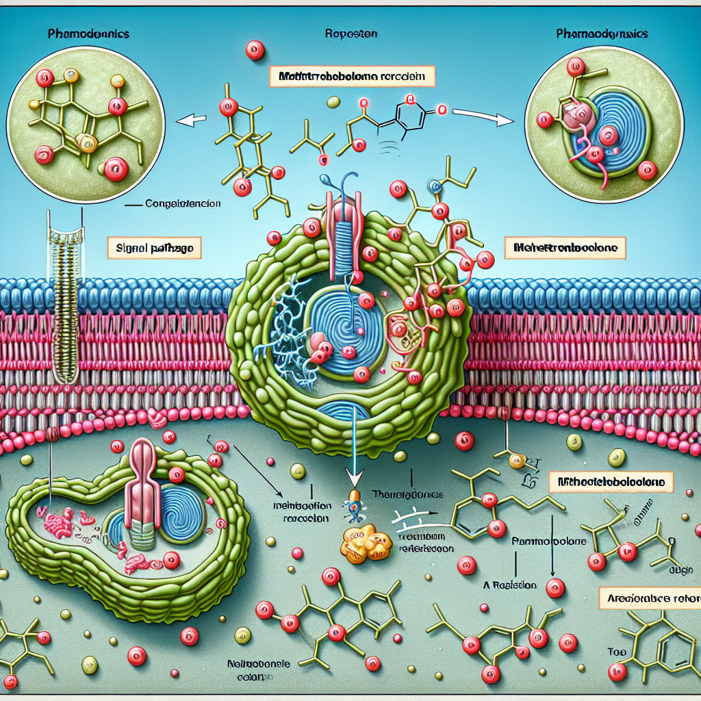 Pharmacodynamics of methyltrenbolone: receptor binding and signal pathways