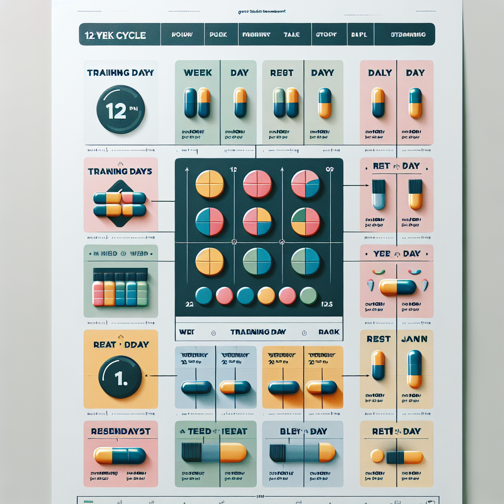 Sample cycle plan for stanozololo compresse: 12 weeks