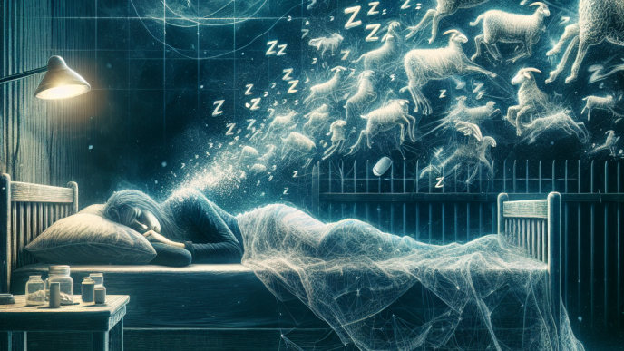 Sleep disruption associated with trenbolone compresse