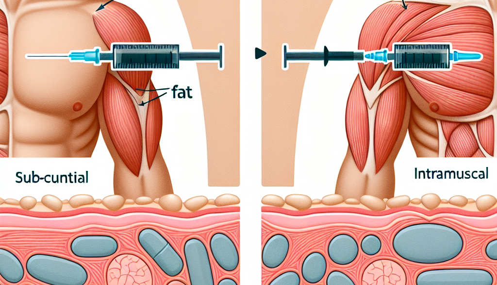 Subcutaneous vs intramuscular administration of trestolone acetato