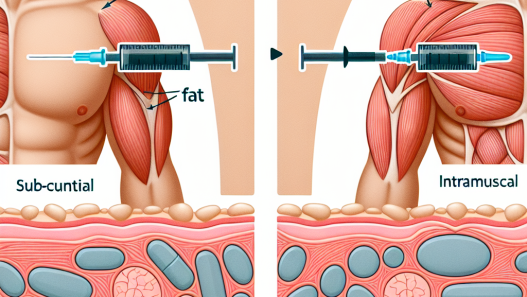 Subcutaneous vs intramuscular administration of trestolone acetato