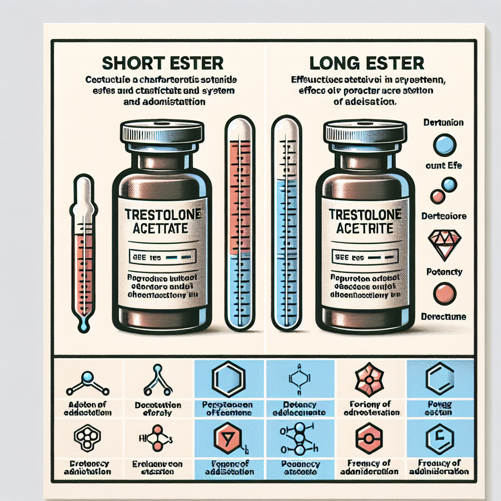 Short ester vs long ester trestolone acetato: which to choose
